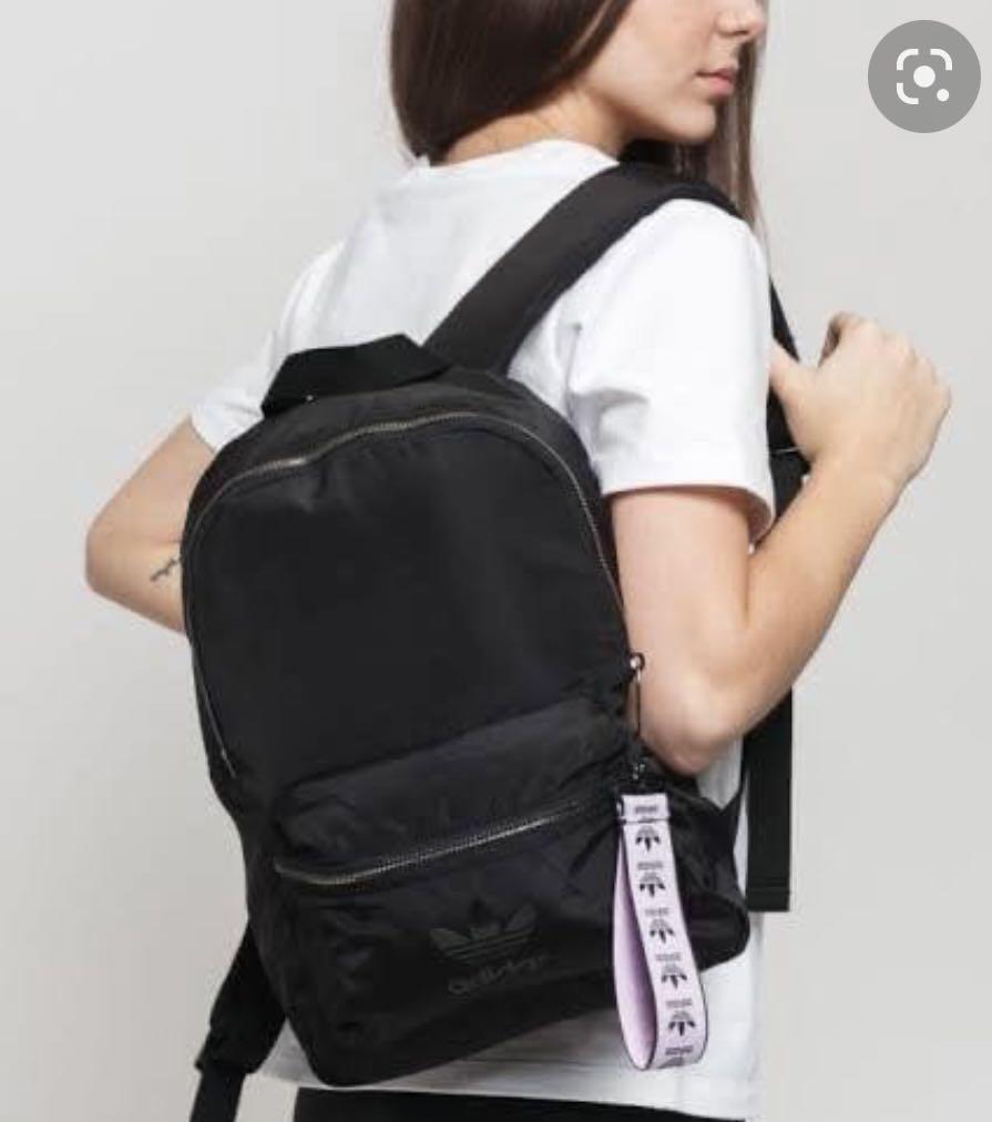 Black adidas backpack women's on sale