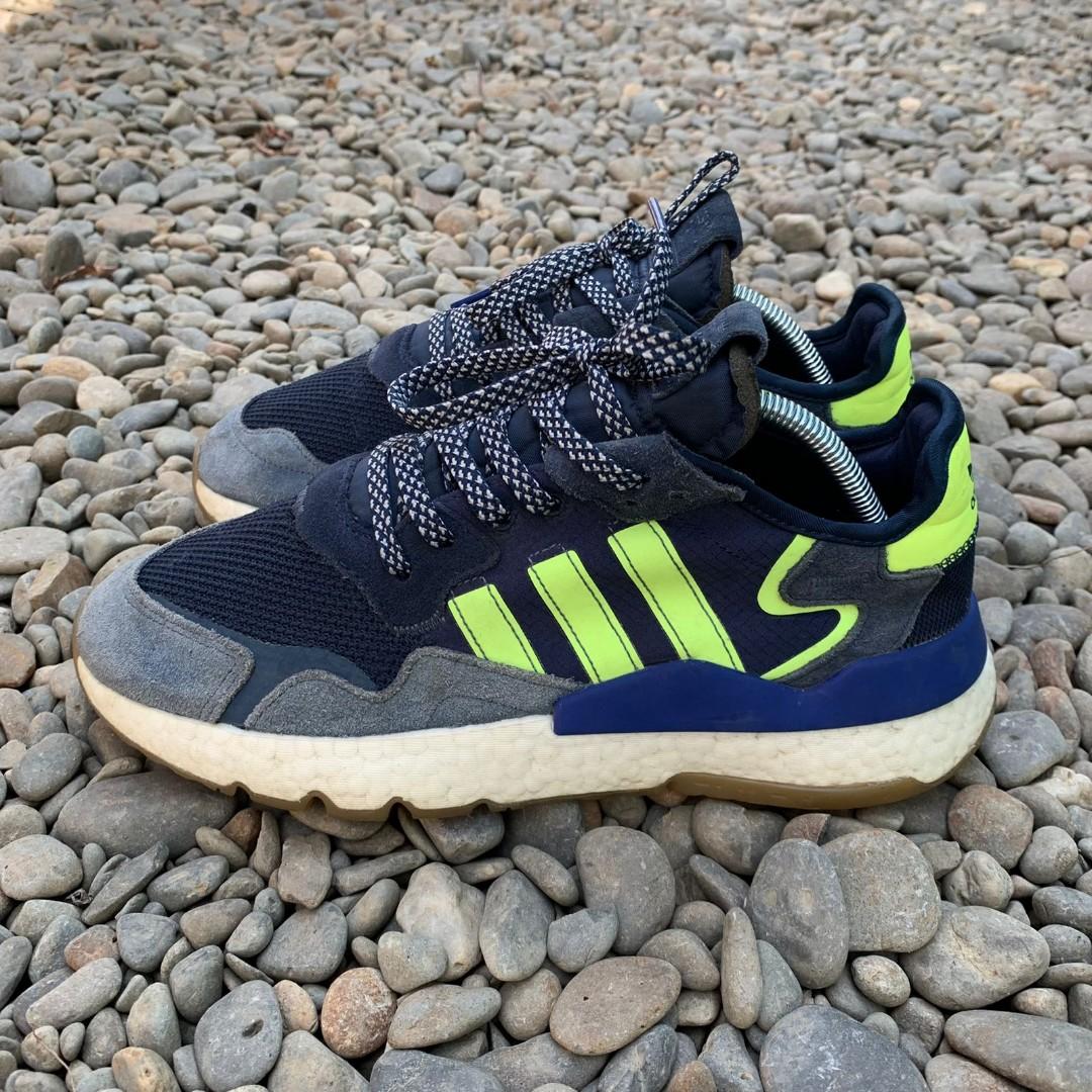 Adidas nite jogger, Fesyen Pria, Sepatu , Sneakers di Carousell