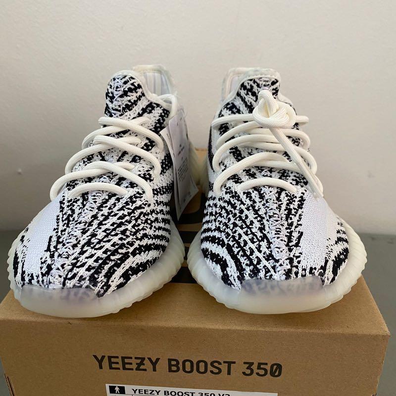 yeezy zebra size 14