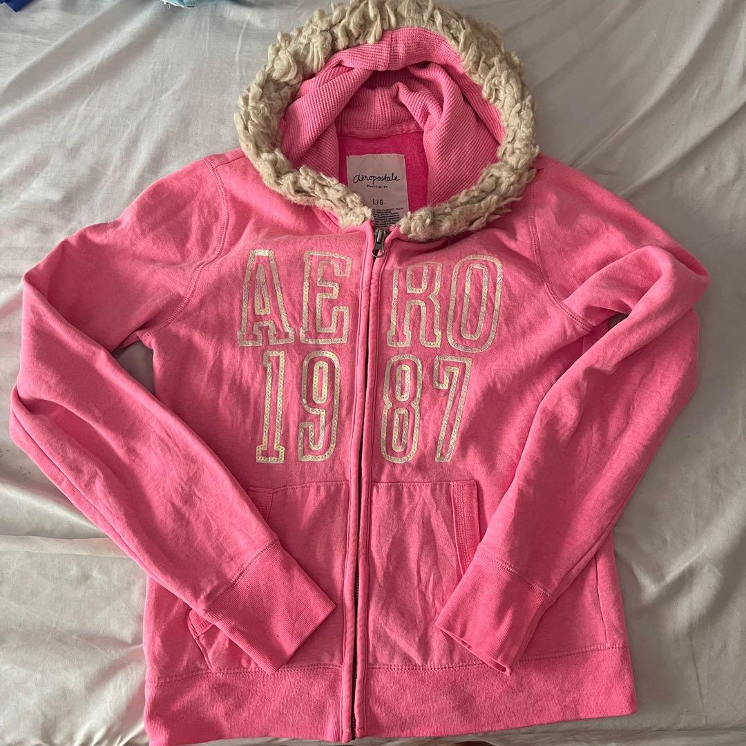 AÉROPOSTALE Sweat jacket in Pink | ABOUT YOU