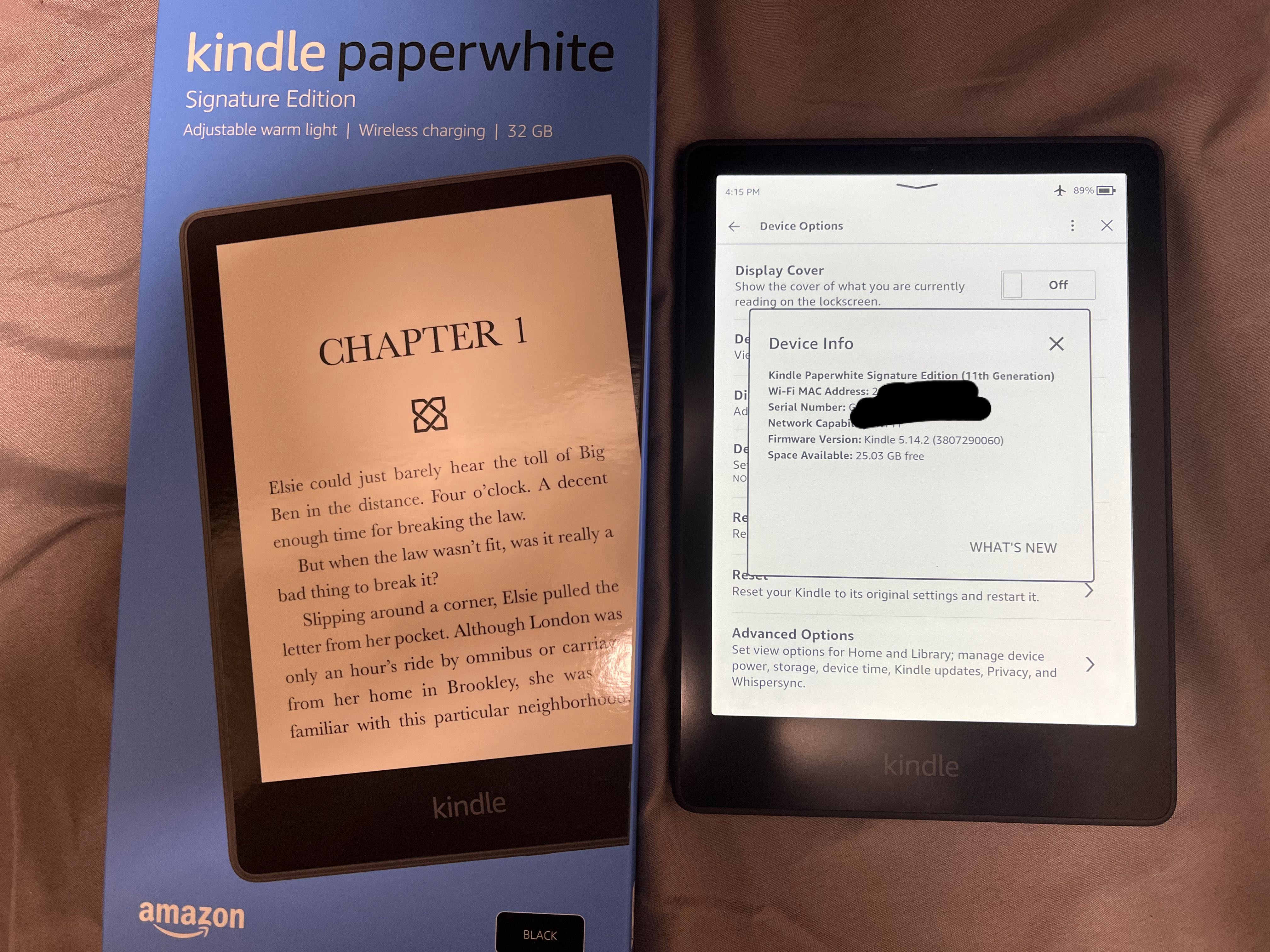 Amazon Kindle Paperwhite Signature Edition 32 GB (美版)(11th 