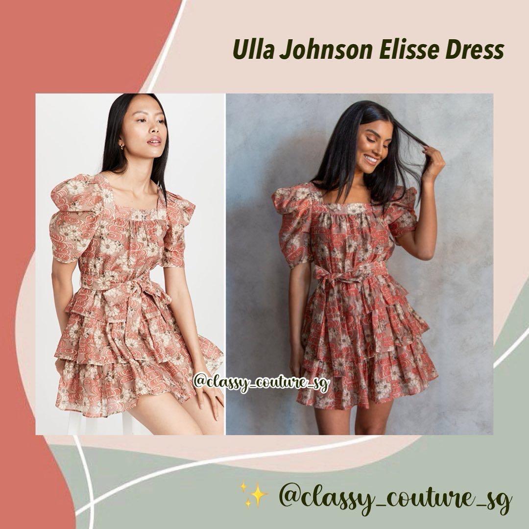 Authentic Ulla Johnson Elisse Dress in Petunia mini, Women's