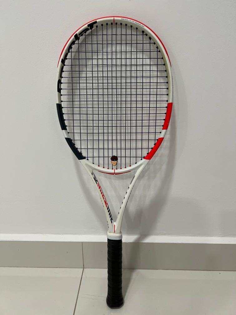 Babolat Pure Strike 100, 4 3/8 grip, 16 x 19 , weight 300g, Sports  Equipment, Sports & Games, Racket & Ball Sports on Carousell