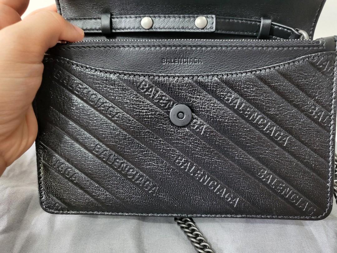 balenciaga wallet on a chain