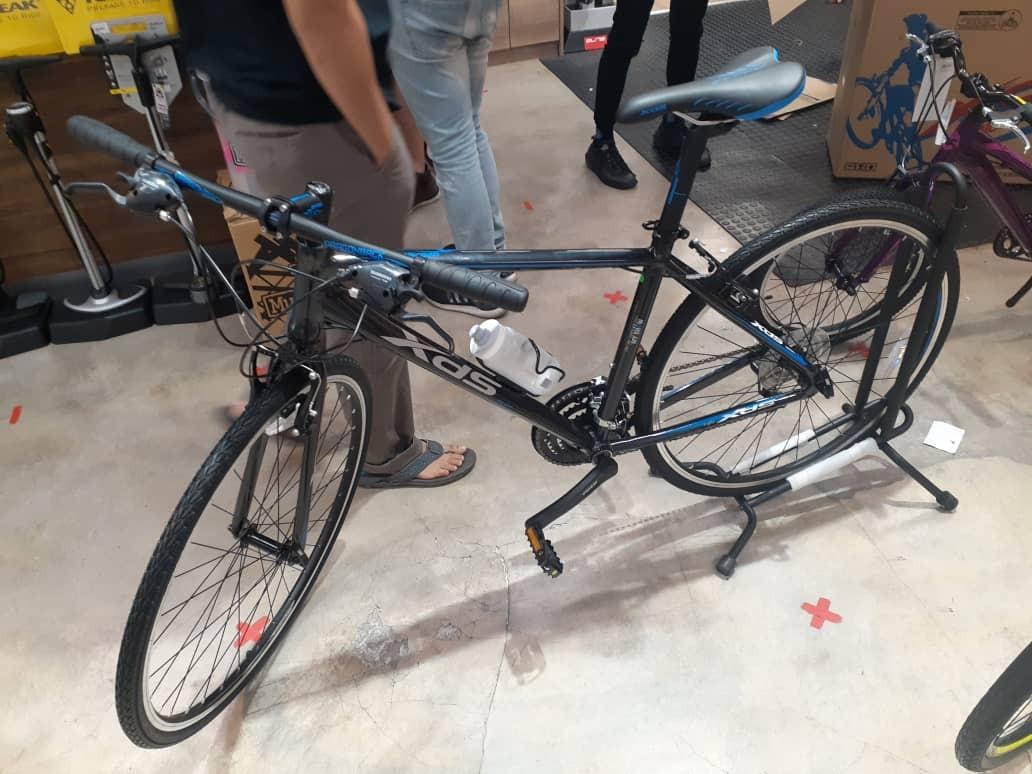 Basikal hybrid on sale