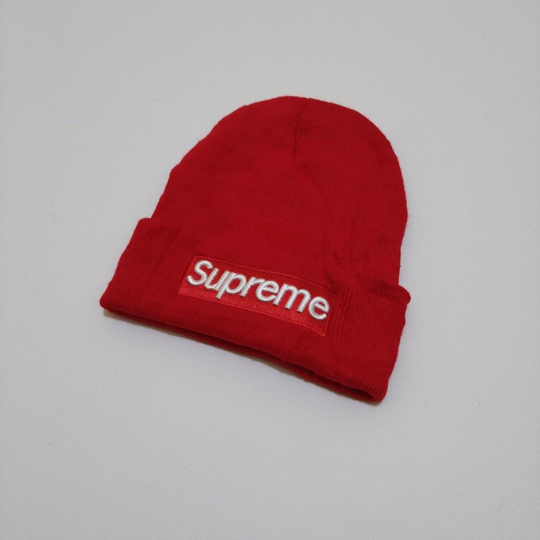 Beanie kupluk topi supreme second bekas 