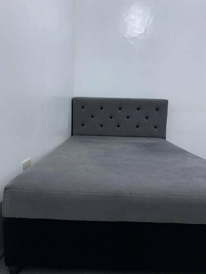 Bed frame with fixed Uratex Foam, Furniture & Home Living, Furniture