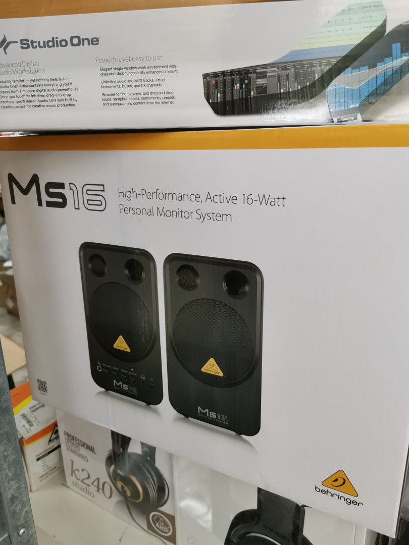 Behringer MS16 Studio Monitor, Audio 