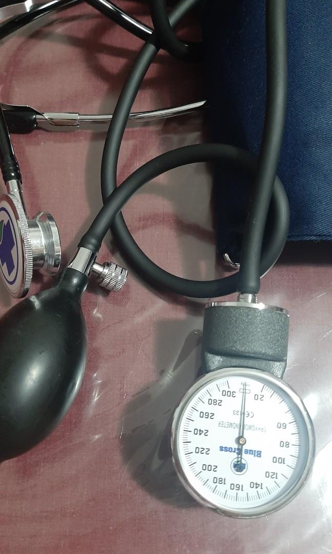 BLUE CROSS Heart Mate 1000 Series Aneroid Sphygmomanometer **BLOOD PRESSURE Monitoring**, Health