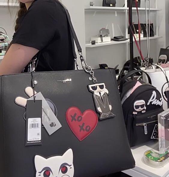 Karl lagerfeld adele discount tote
