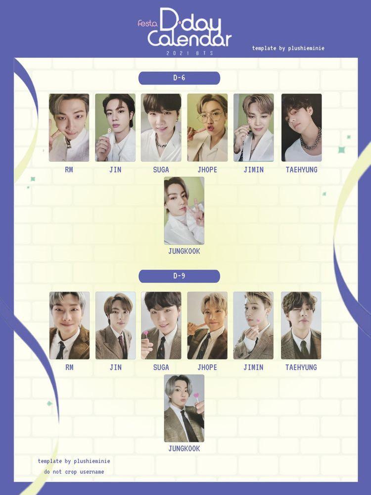 BTS D-Day Calendar, Hobbies & Toys, Memorabilia & Collectibles, K-Wave