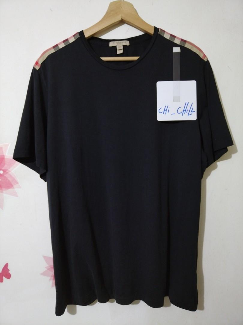 Burberry t shirt with shoulder patch deals