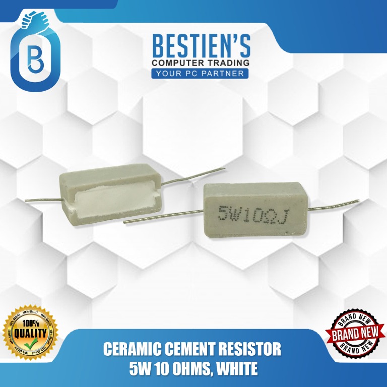 Résistances: Résistance MOR2WS-10R, 10 Ohms, 2W