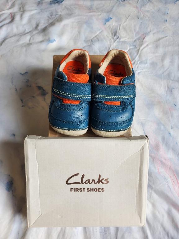Clarks First Shoes Size EUR 19 UK 3.5 Babies Kids Babies Kids Fashion on Carousell