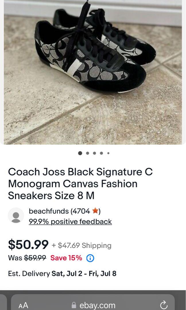 Coach shop joss sneakers