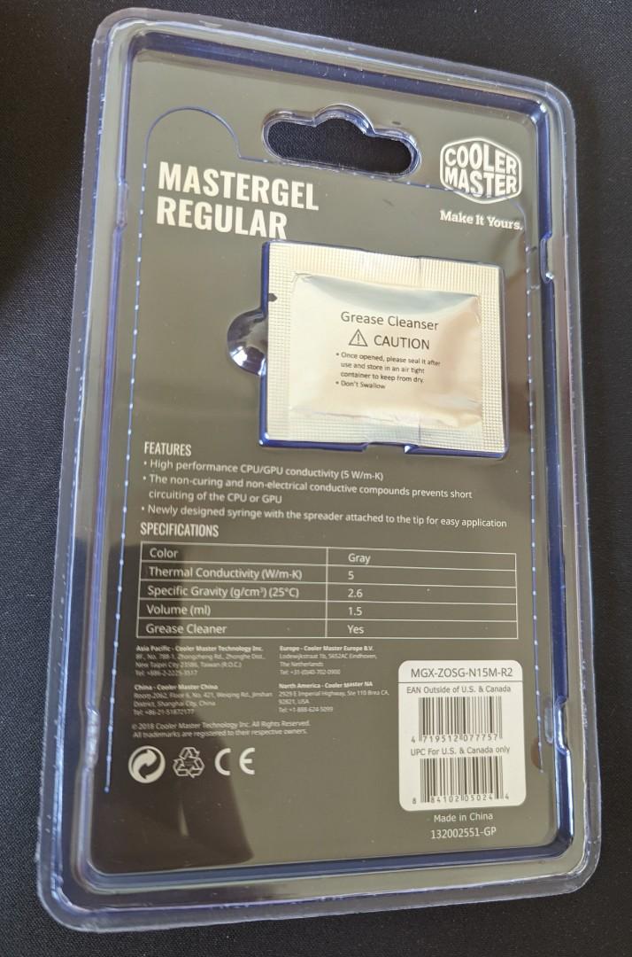 Cooler Master MasterGel Regular Thermal Paste High Thermal