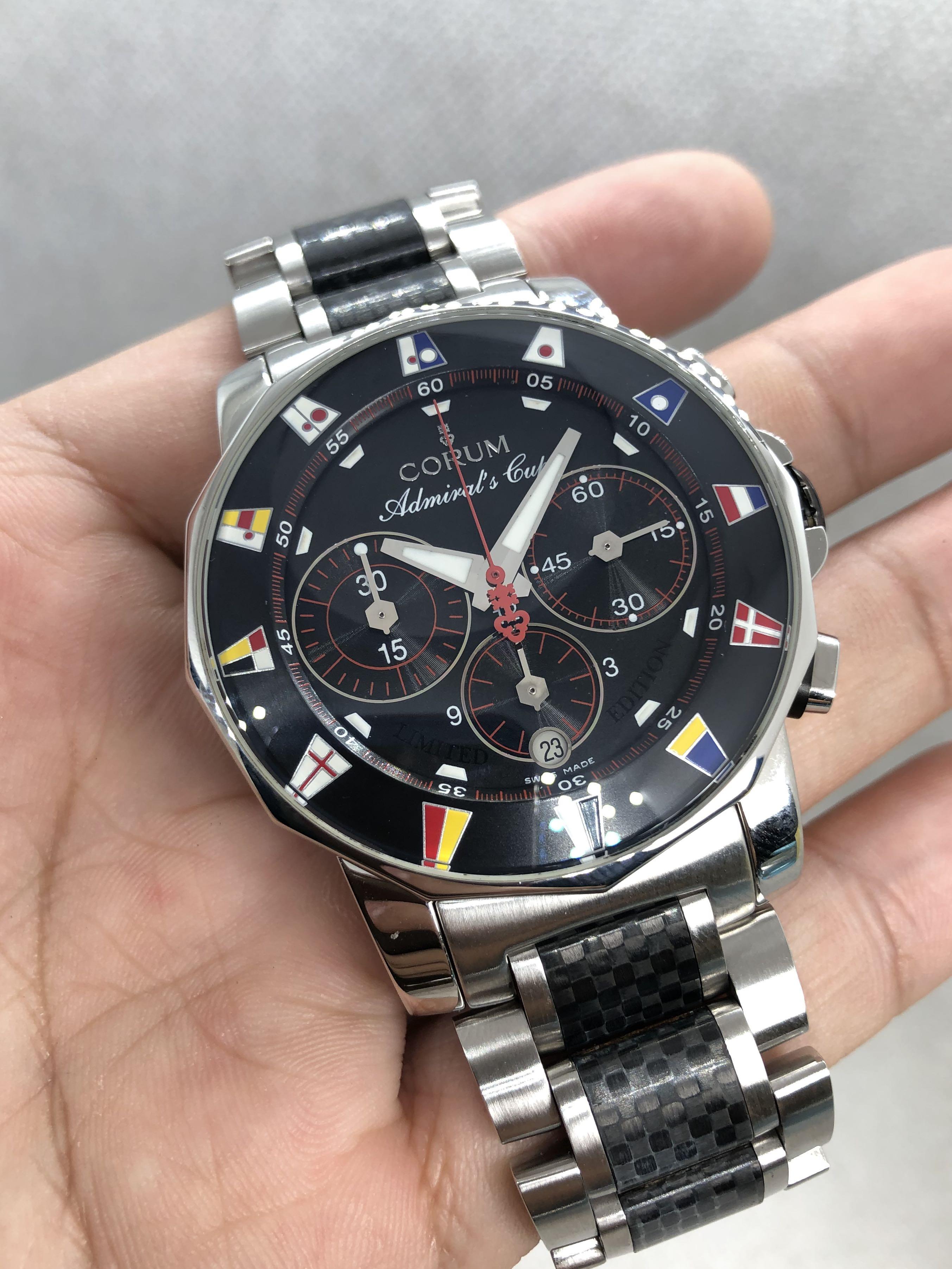 Corum admiral's on sale cup chronograph automatic