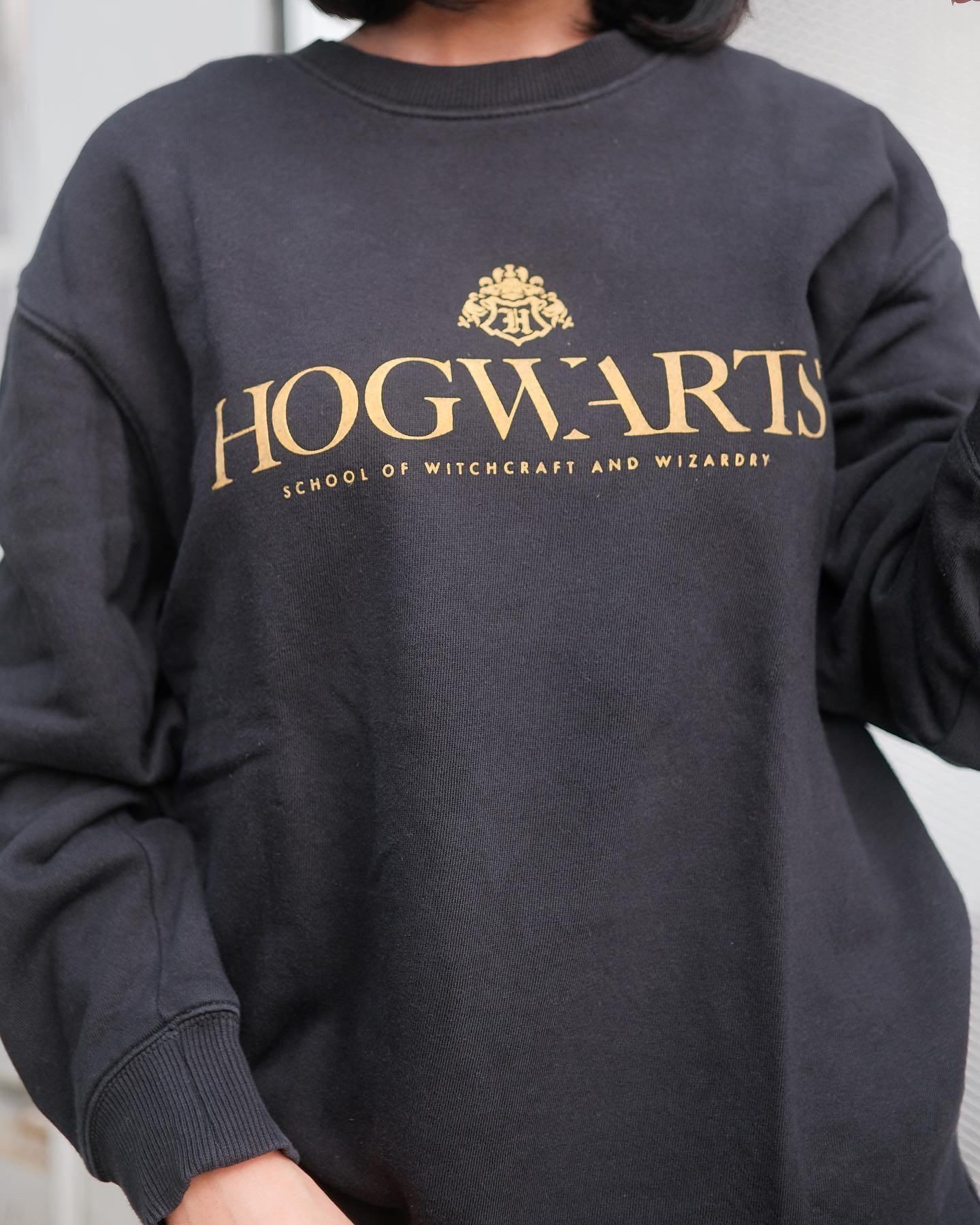 Crewneck harry potter hogwarts, Fesyen 