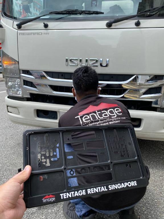 Custom Number Plate Brackets Company Logo Bible Verse Movie Quote