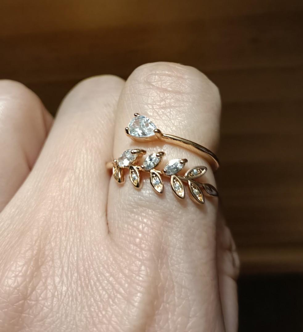 Cz flower hotsell ring