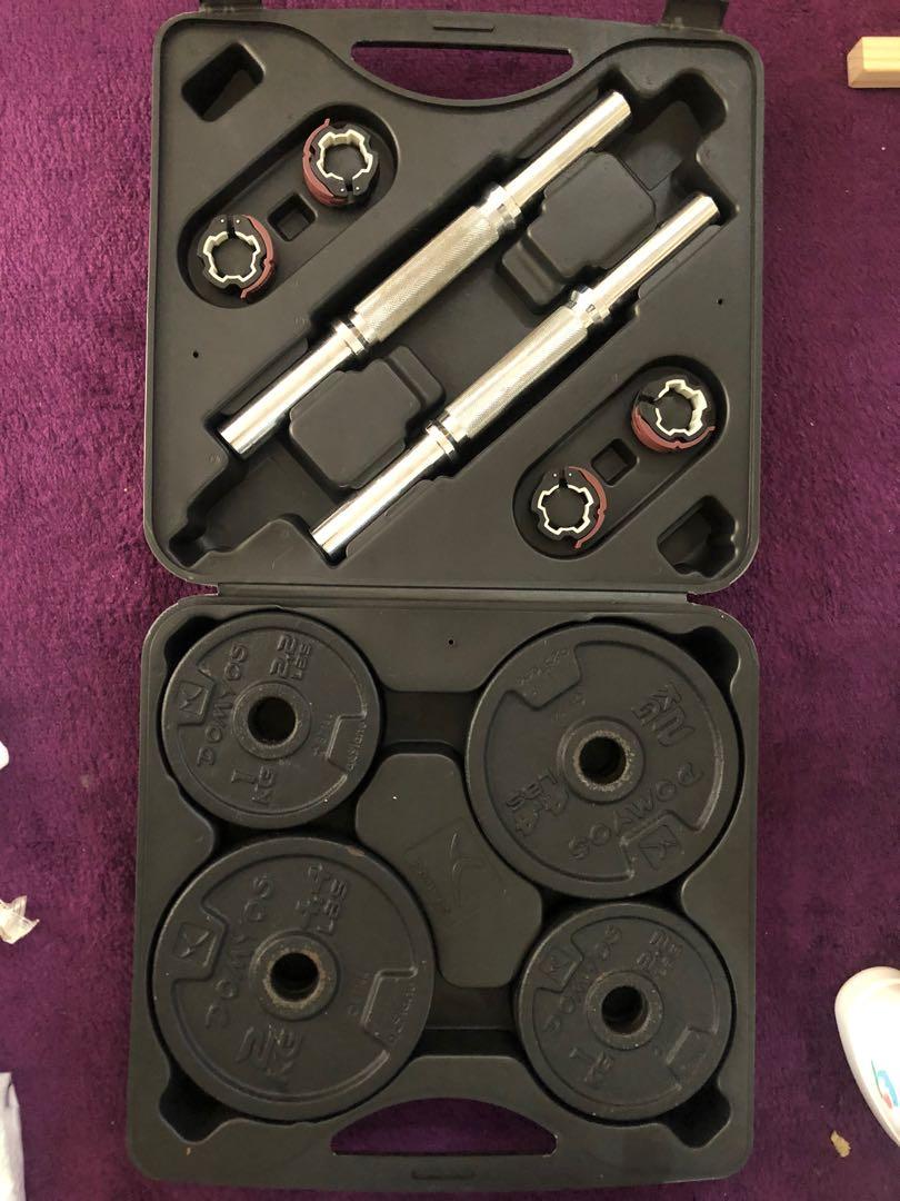 Decathlon online dumbbell bar