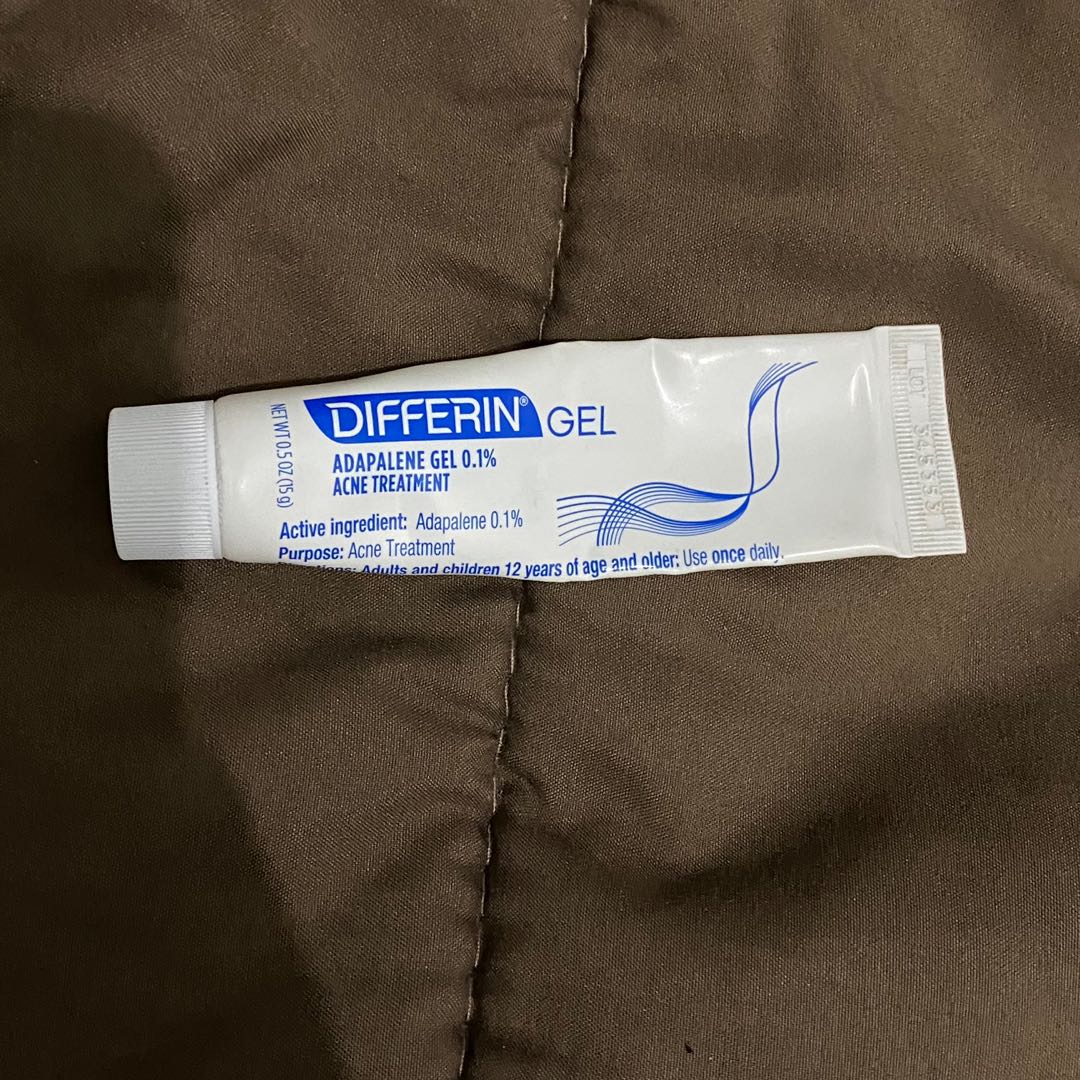 Differin Adapalene Gel 0.1 %, Acne Treatment, 0.5 oz (15 g), Beauty ...