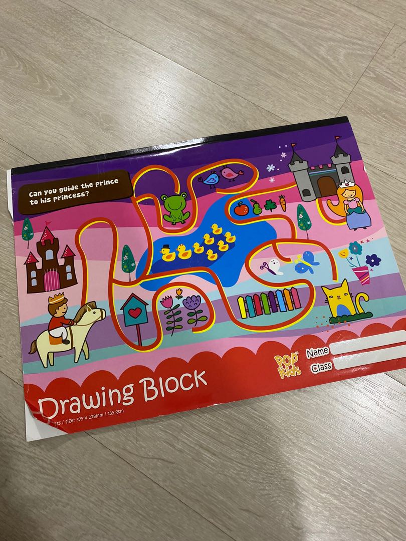 Drawing block, Hobbies & Toys, Stationery & Craft, Art & Prints on