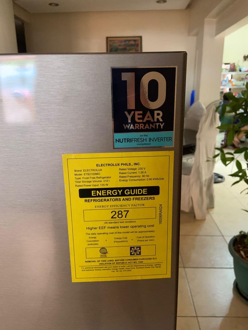 Electrolux refrigerator, TV & Home Appliances, Kitchen Appliances