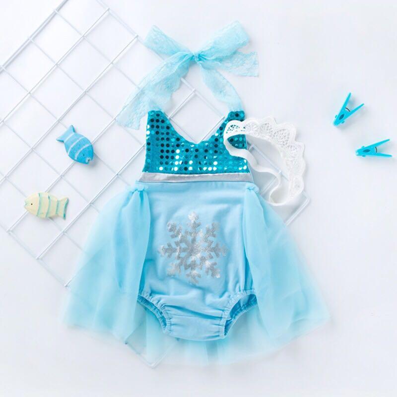 Elsa Baby Costume, Babies & Kids, Babies & Kids Fashion on Carousell