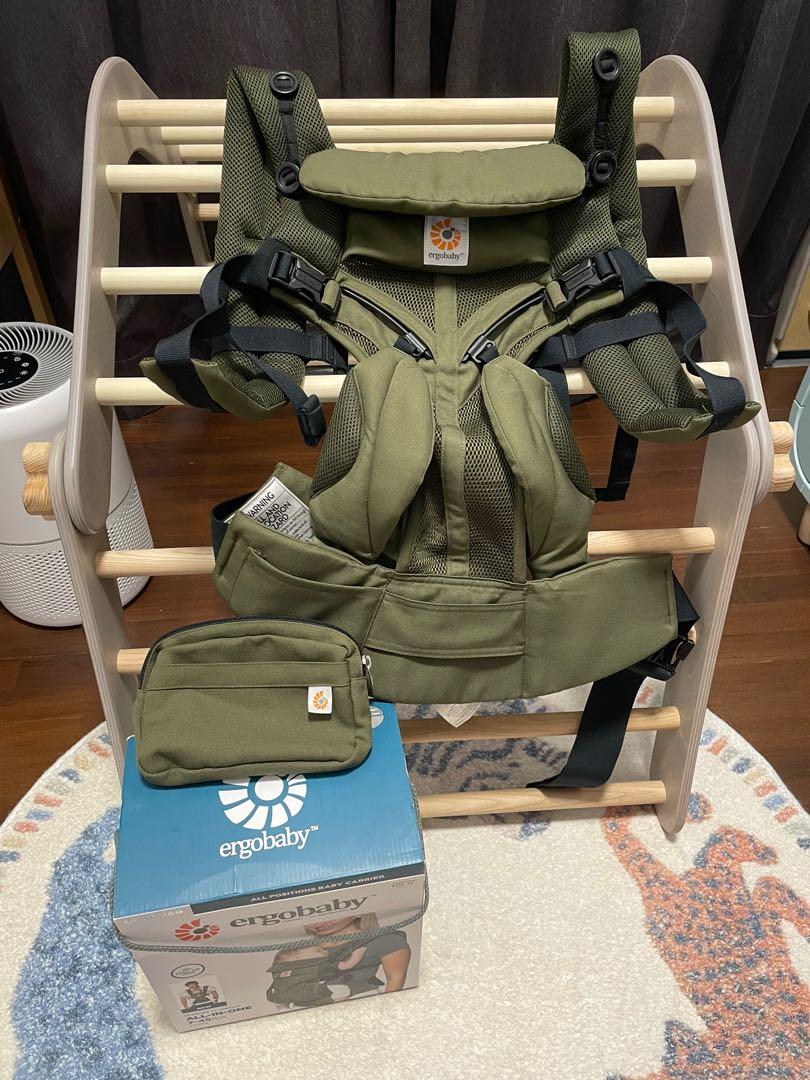 Ergobaby Omni 360 cool air mesh carrier khaki green