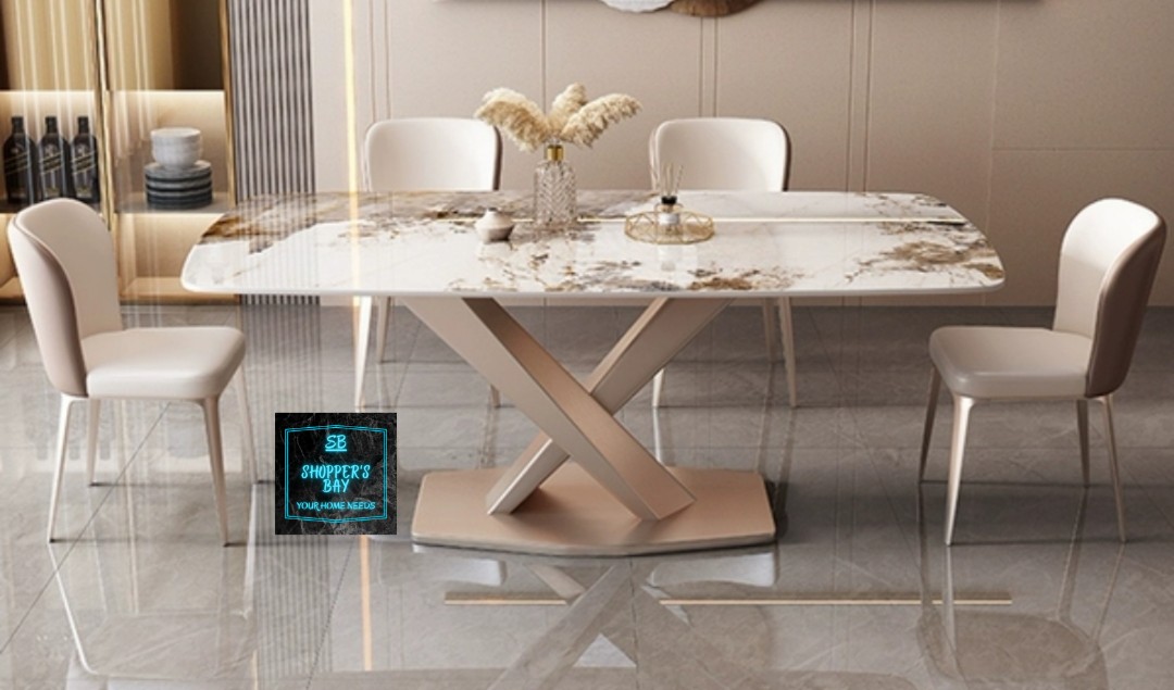 Rose gold dinner table new arrivals