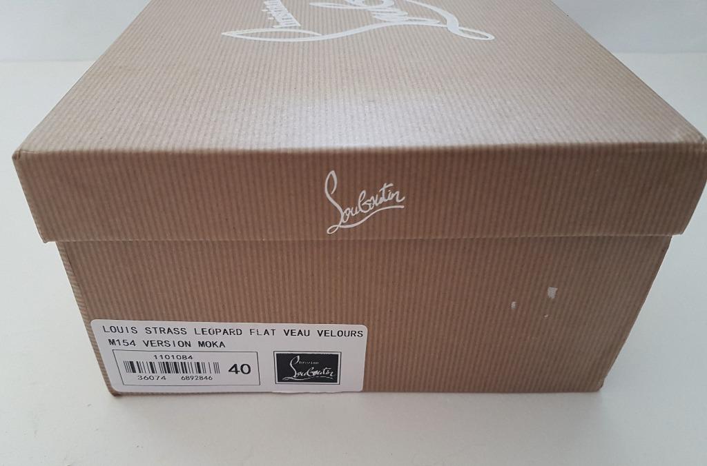 Louis flat store veau velours strass