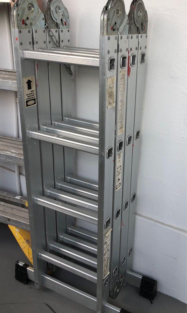 Extendable heavy duty ladder, Furniture & Home Living, Home Improvement