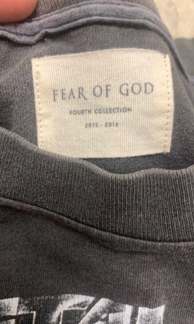 Fear of god metallica Fourth collection reprised tee, Luxury, Apparel ...