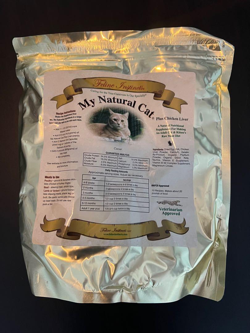 Feline Instincts My Natural Cat Premix with chicken liver Carousell