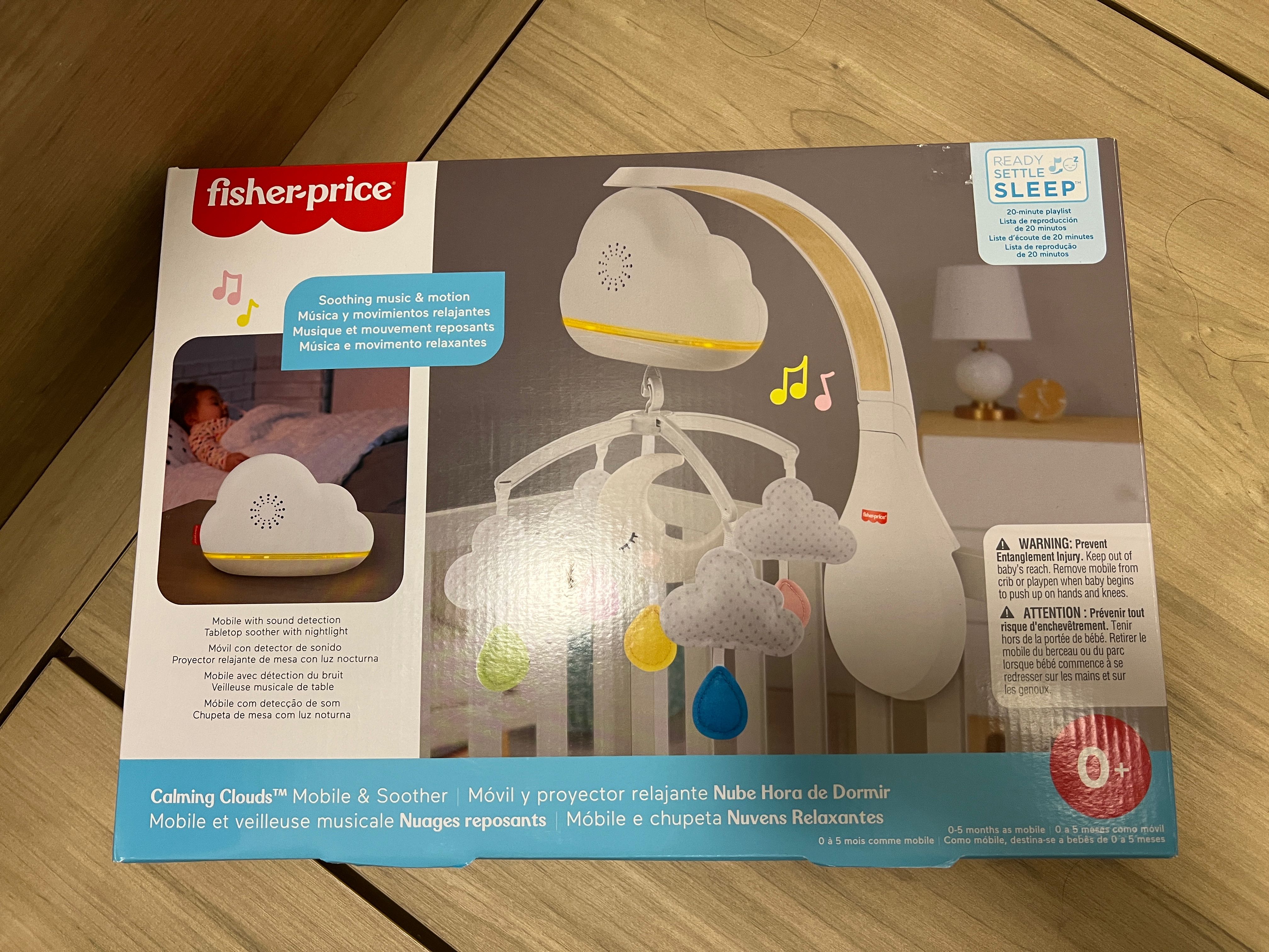 Fisherprice Calming Clouds Mobile & Soother, 兒童＆孕婦用品, 嬰兒玩具 Carousell