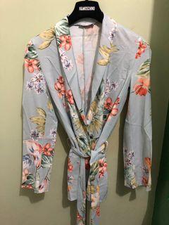 Floral Cotton Blazer