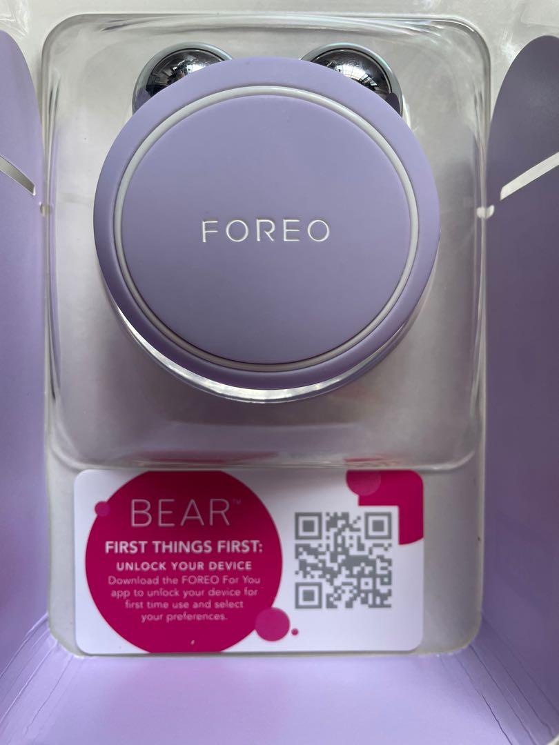 FOREO BEAR mini Microcurrent Targeted Facial Toning Device, 3
