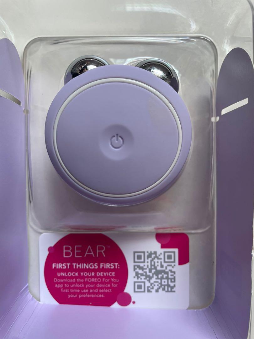 FOREO BEAR mini Microcurrent Targeted Facial Toning Device, 3