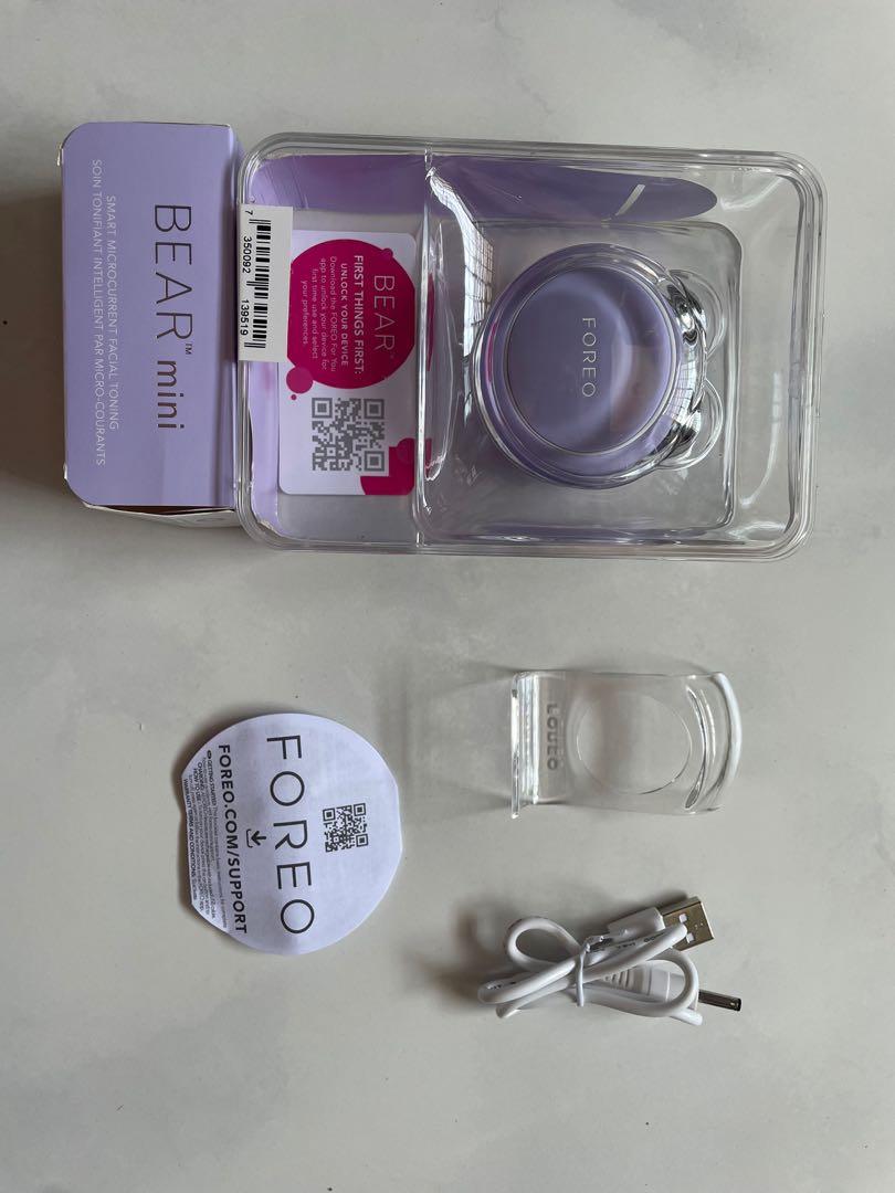 FOREO BEAR mini Microcurrent Targeted Facial Toning Device, 3