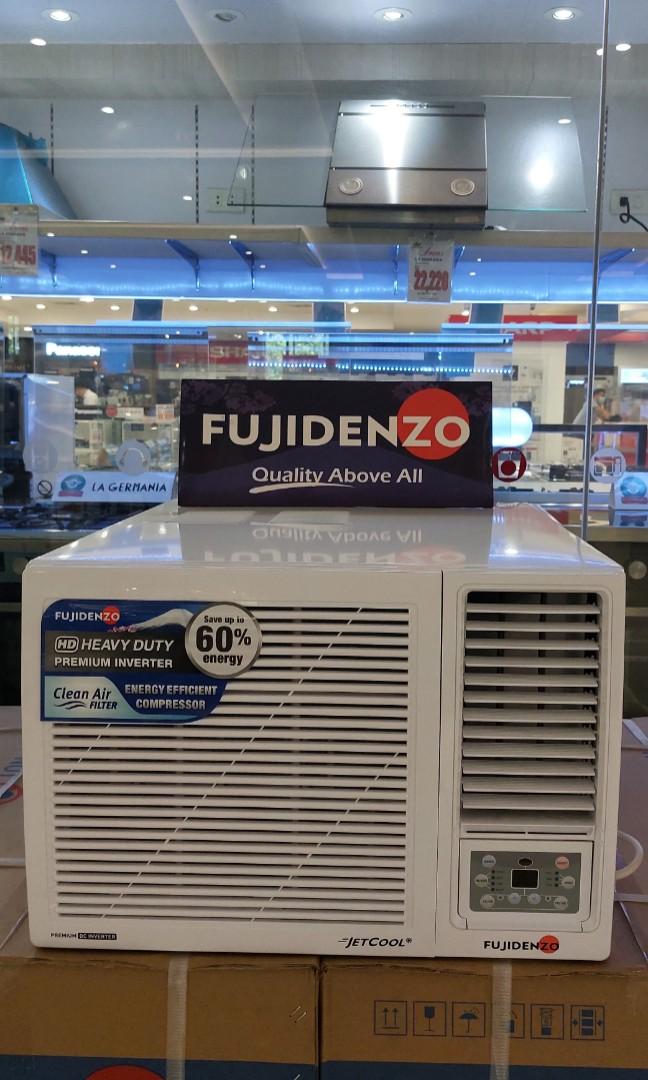 FUJIDENZO WINDOW TYPE FULL DC INVERTER AIRCON 1.5 hp, TV & Home ...