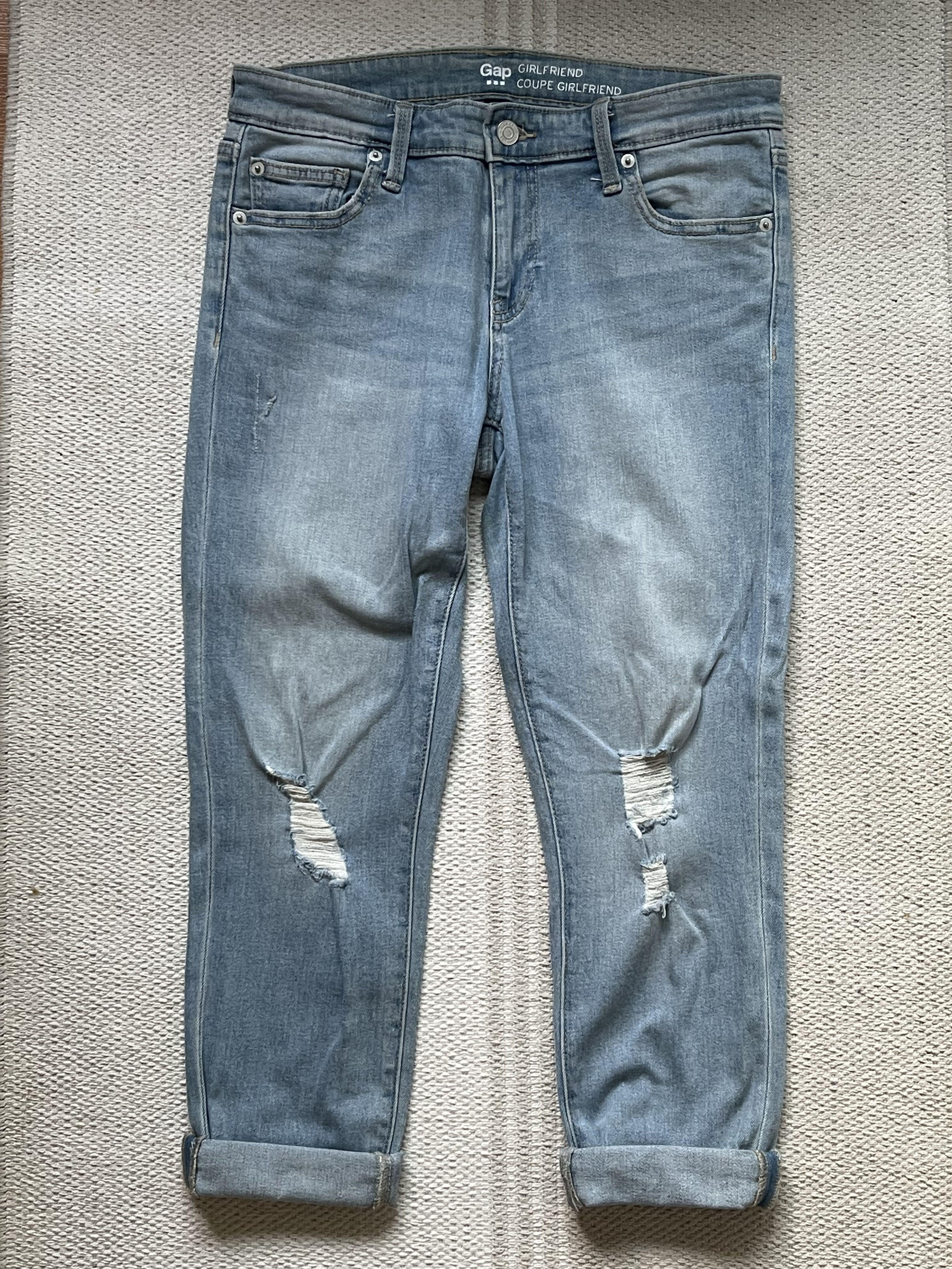 Gap girlfriend top coupe jeans