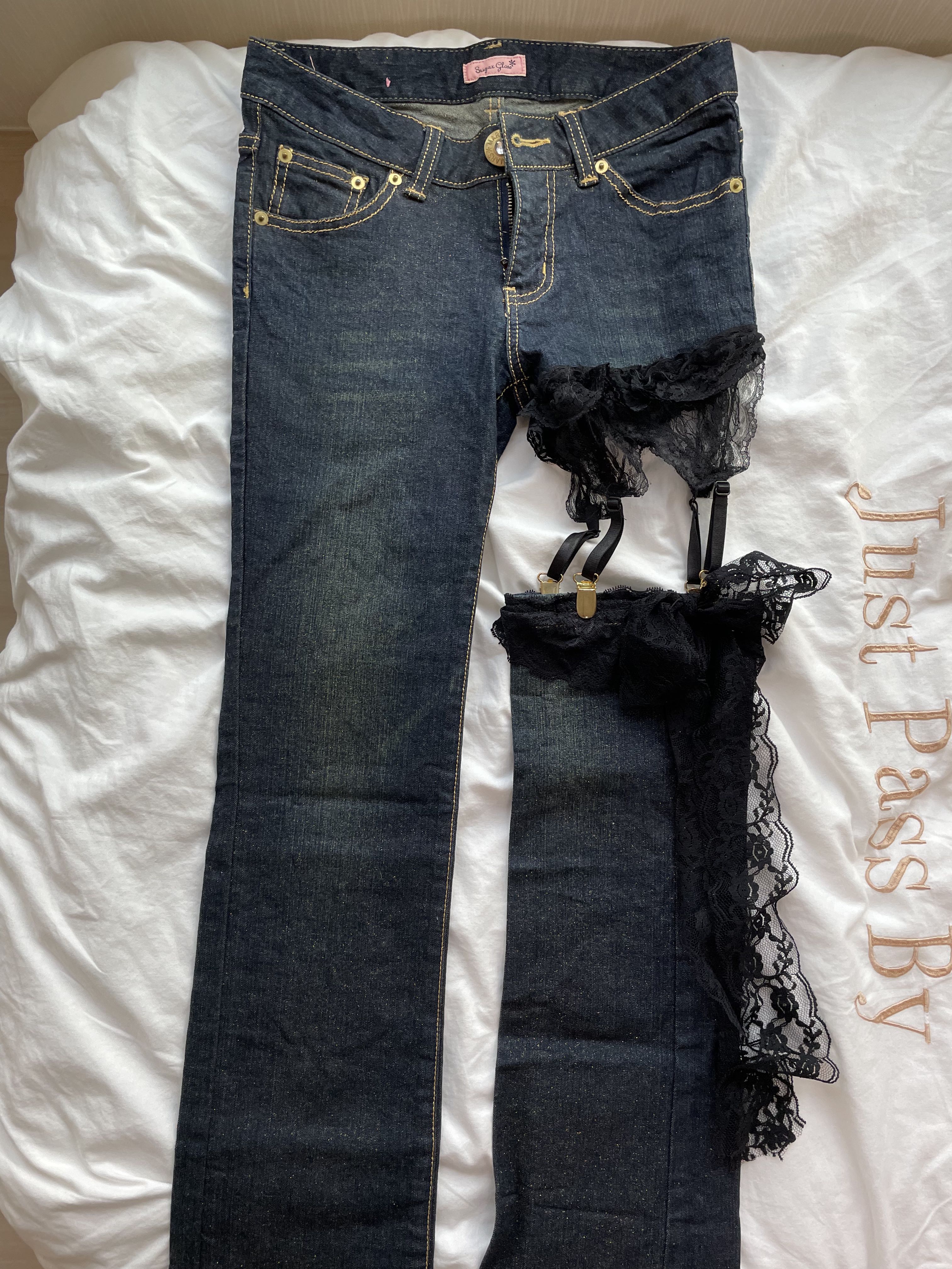 Garter jeans MARS Women s Fashion Bottoms Jeans Leggings on
