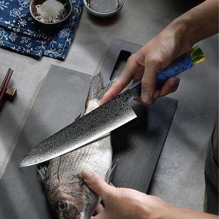 Grandsharp 9 Inch Professional Chef Knife vg10 Damascus Steel Japanese style Kitchen Knives Meat