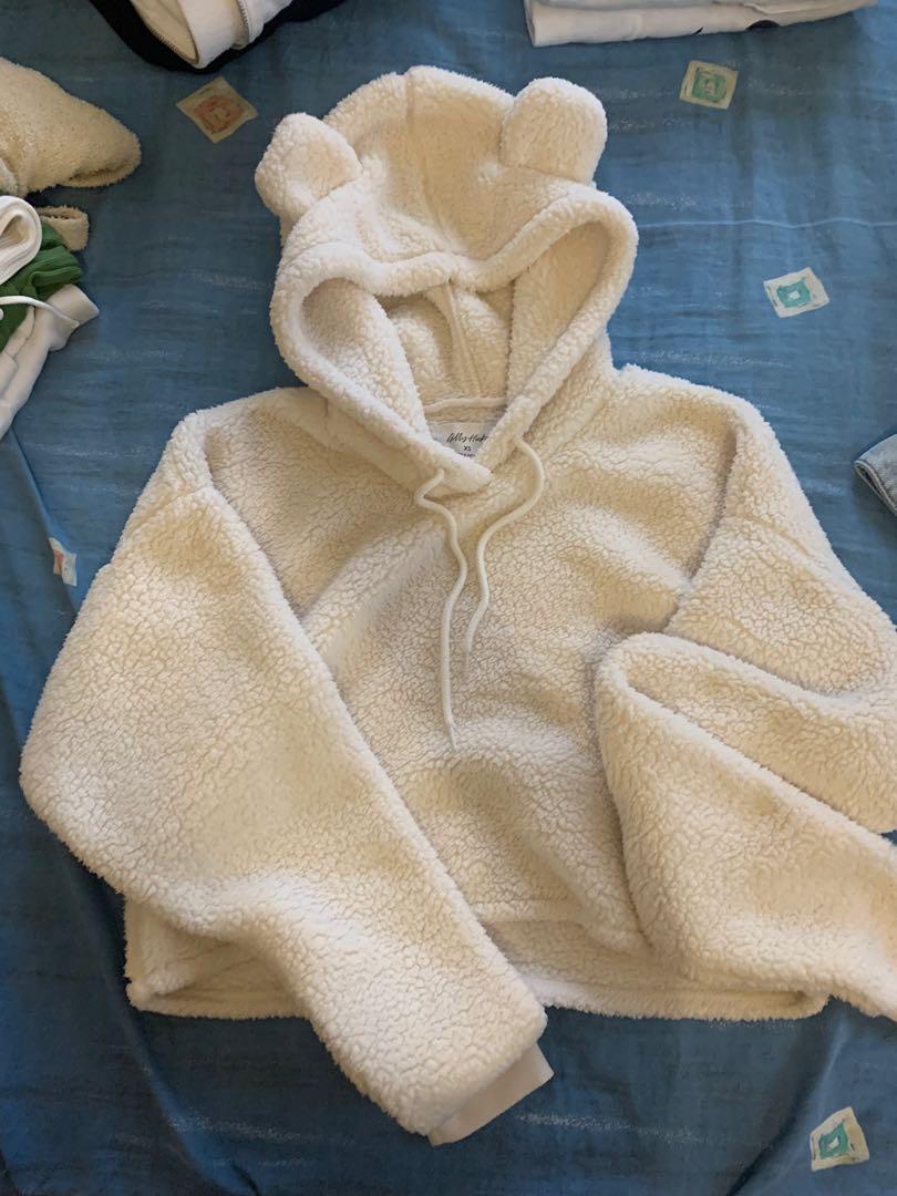 Hollister online teddy hoodie