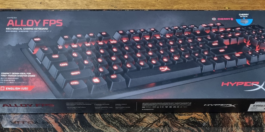 HyperX Alloy FPS Pro Mechanical Gaming Keyboard Cherry MX Red, Computers & Tech, Parts