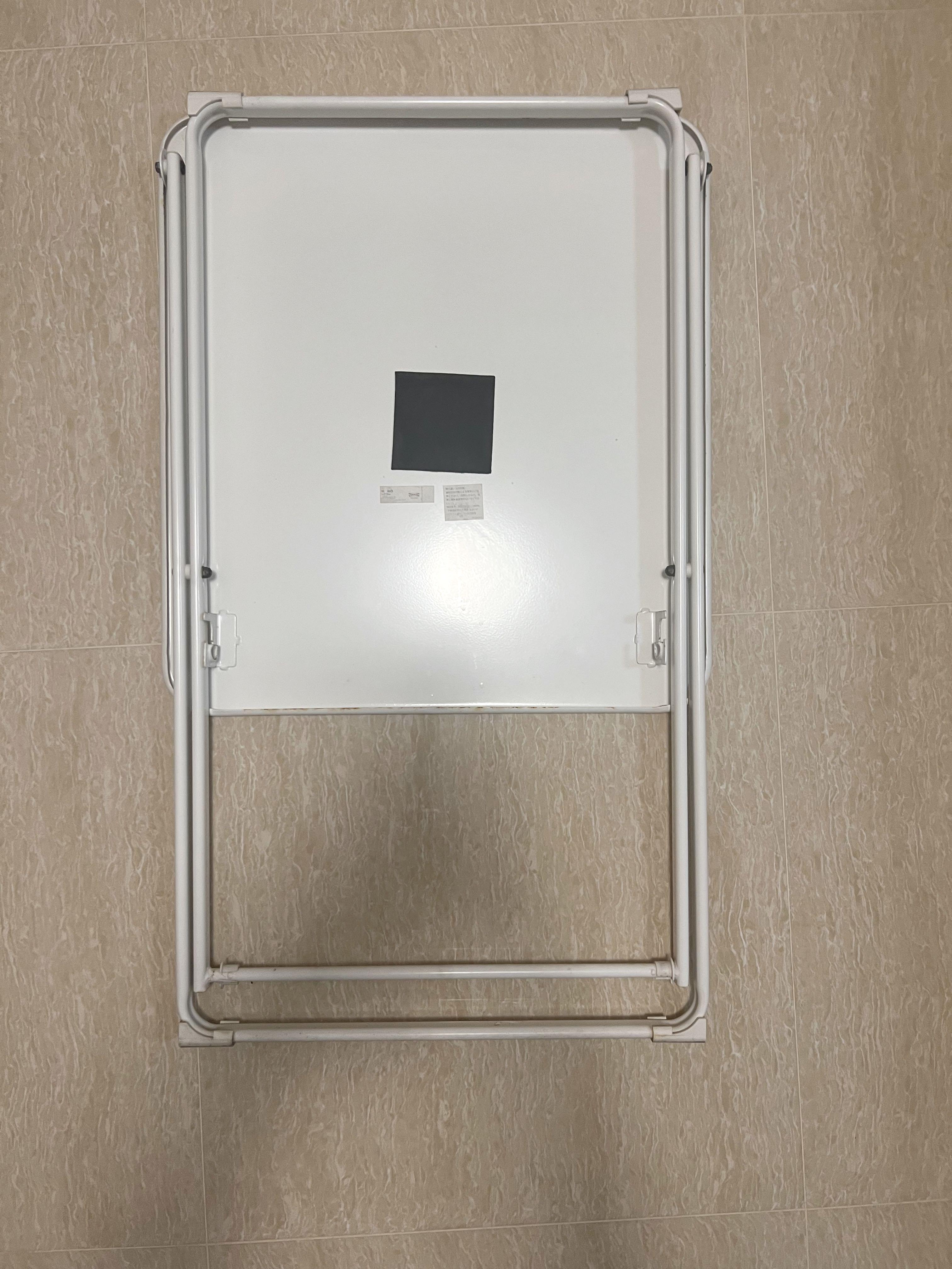 Ikea Haro folding/foldable metal table 55 x 60cm, Furniture & Home