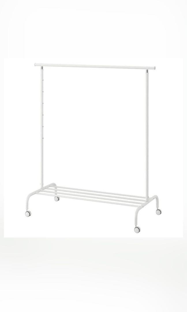 Ikea RIGGA clothes rack, Furniture & Home Living, Furniture, Shelves
