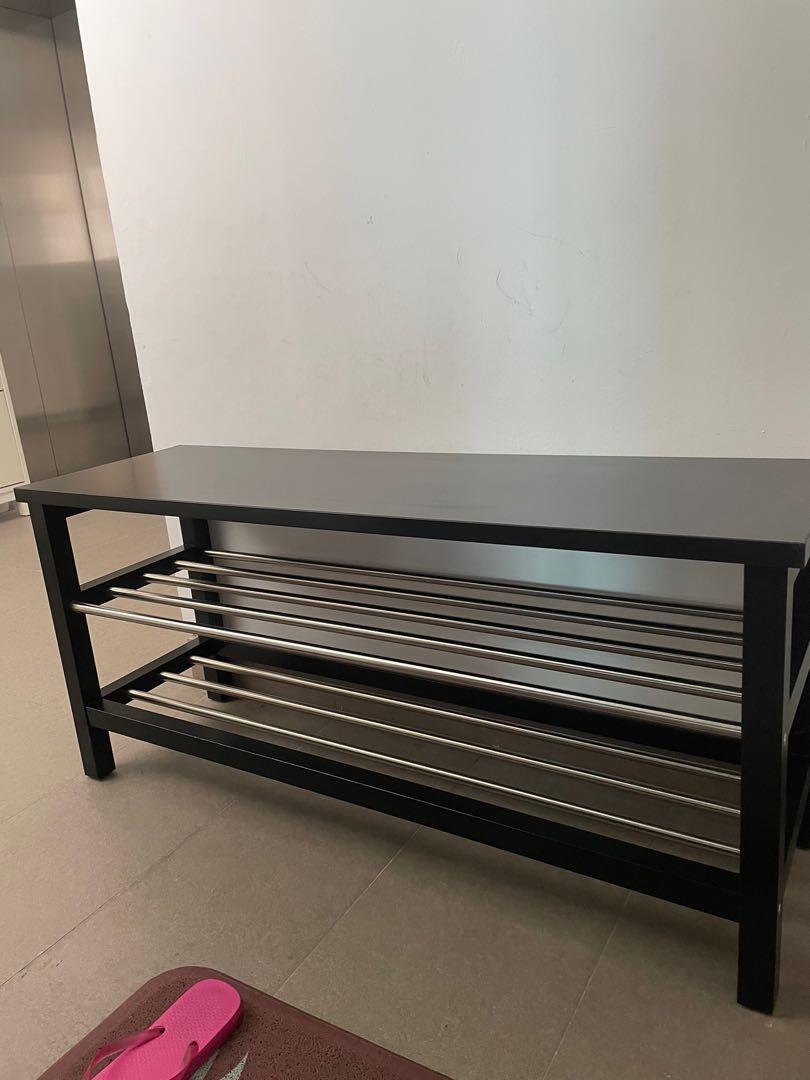 IKEA SHOE RACK TJUSIG, Furniture & Home Living, Furniture, Shelves, & Racks on Carousell