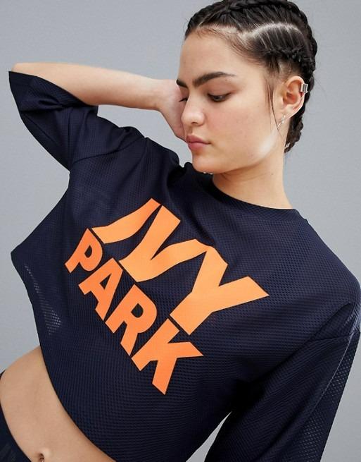 Ivy Park Active Mesh T Shirt M Women s Fashion Activewear on Carousell